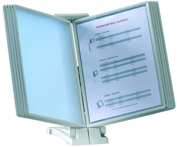 Q-connect A4 registersysteem bureaustandaard lichtgrijs