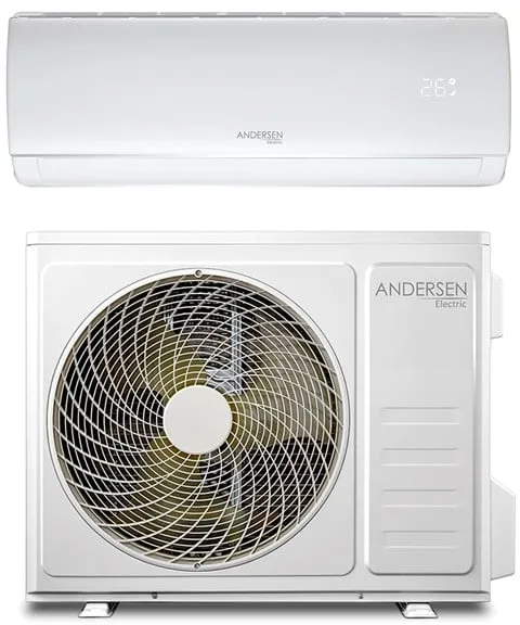 Andersen Electric AE 18000 lucht/lucht warmtepomp met WiFi, 6 kW, 5-135 m², wit